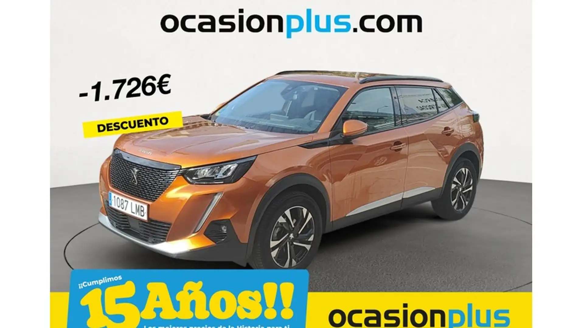 Peugeot 2008 1.2 PureTech S&S Allure Pack 130 Naranja - 1