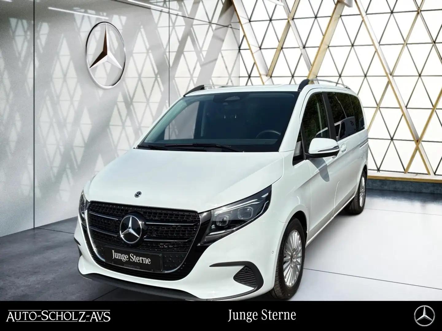 Mercedes-Benz V 220 d STYLE Kompakt AHK*Kamera*Distro*Lenk-Hzg Blanc - 1