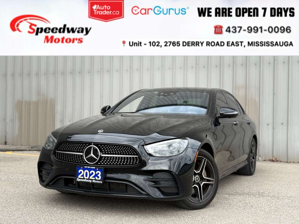 2023 Mercedes-Benz E-Class 4MATIC/ NO ACCIDENT/ LEATHER/ MAGS/ NAVIGATION/ BA