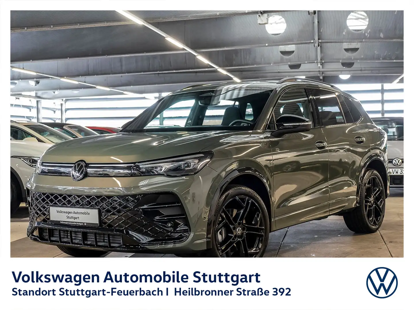 Volkswagen Tiguan R-Line 2.0 TDI DSG Navi AHK Kamera Grün - 1