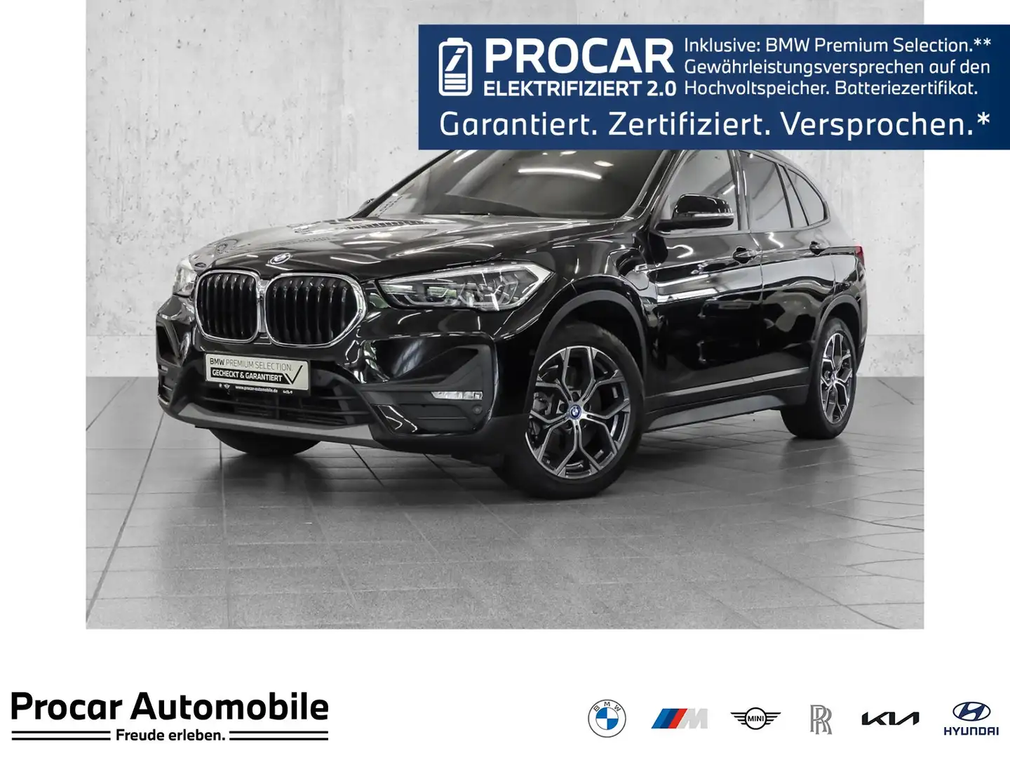 BMW X1 xDrive25e Advantage Aut Nav LED Pano RFK HiFi 18" Nero - 1