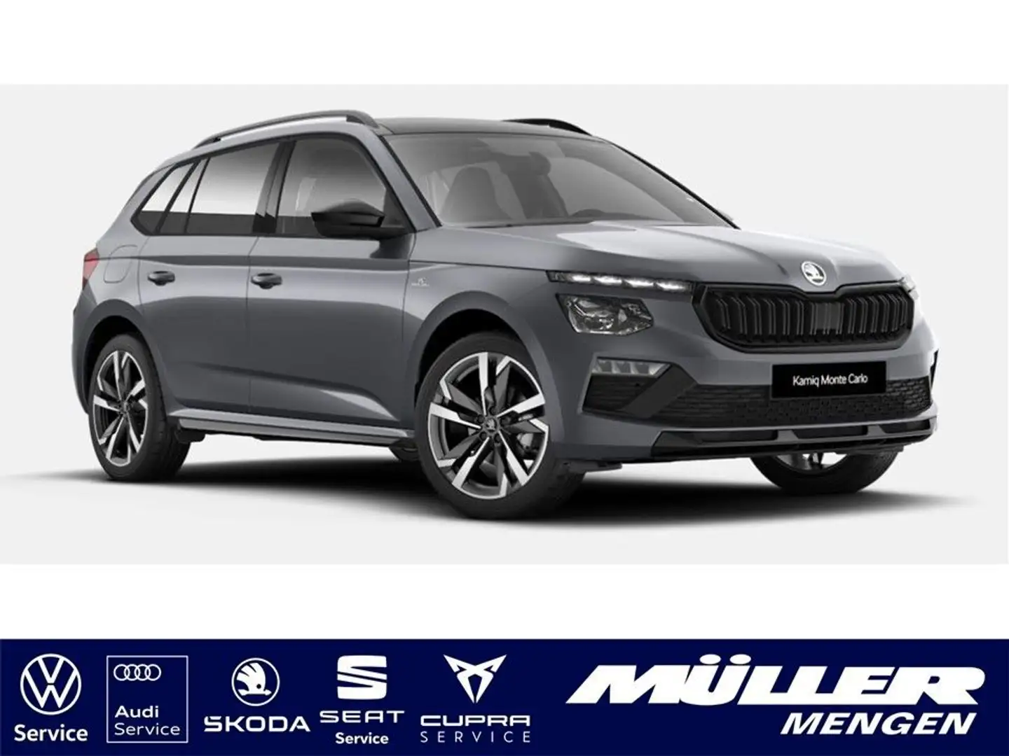 Skoda Kamiq Monte Carlo 1,5 TSI DSG Navi|ACC|AHK|18" Gris - 1