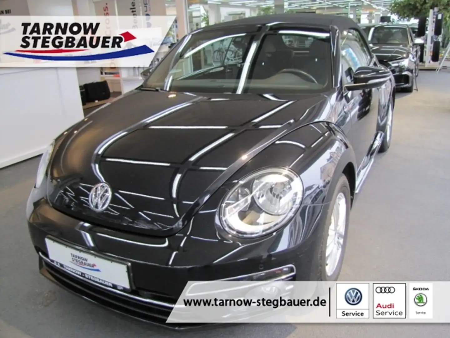 Volkswagen Beetle Cabriolet 1.2 TSI Design NAVI PDC Tempomat Black - 1