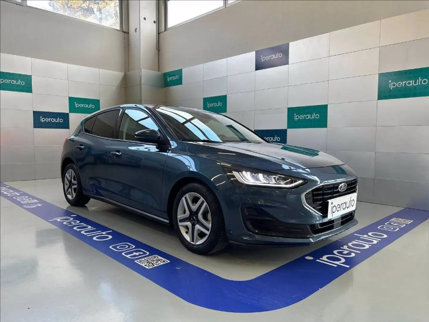 Ford Focus 1.5 ecoblue Titanium 120cv auto Blauw - 1