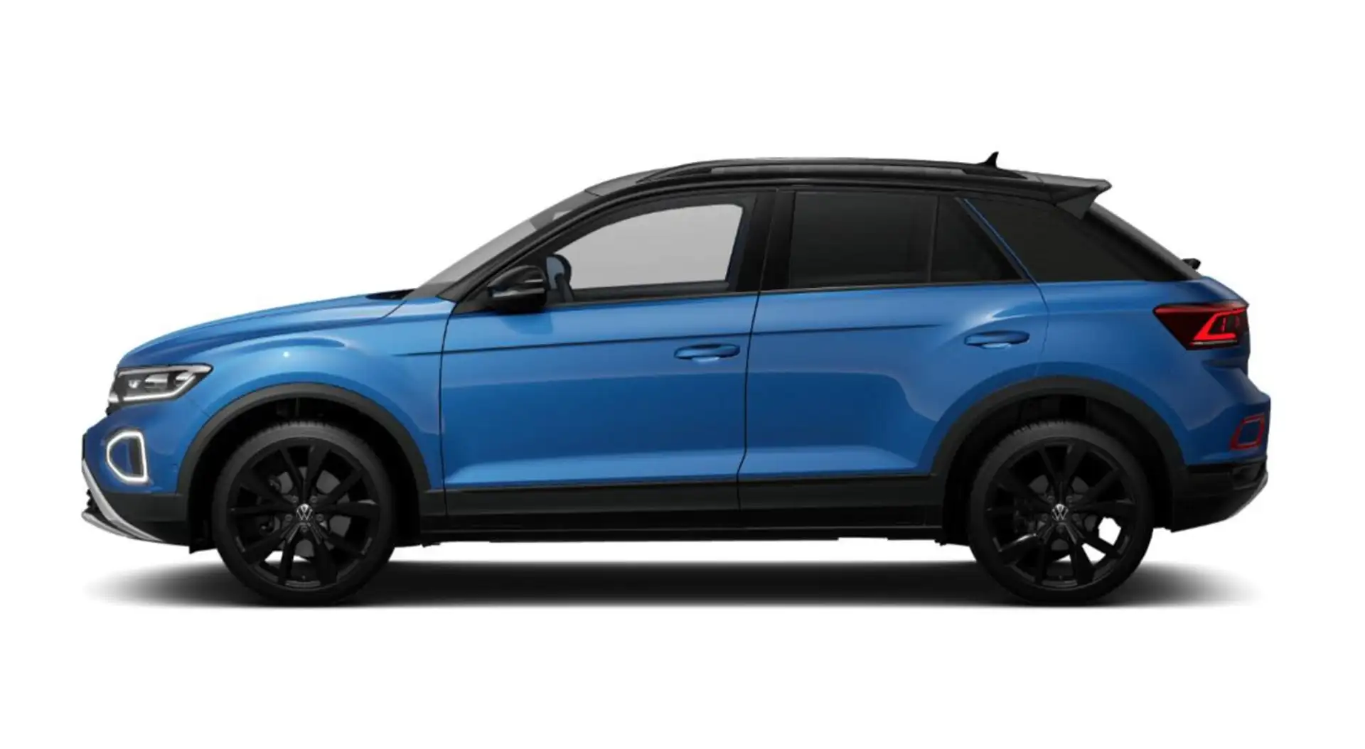 Volkswagen T-Roc Style 1.5 TSI DSG BlackP Matrix Nav IQ 19Z 110 ... Blau - 2