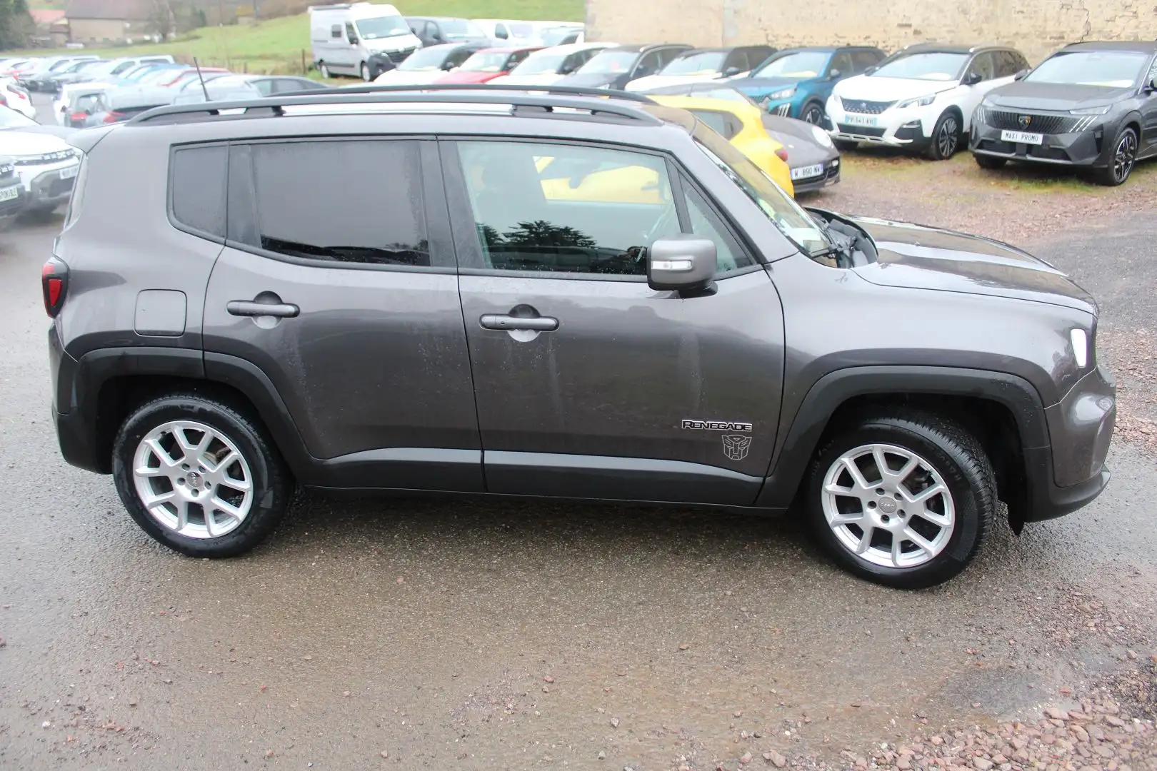 Jeep Renegade JTD 120 CV BROOKLYN LIMITED GPS 3D FULL LED JA 17 ATTELAGE RÉGULATEUR BOITE AUTO Gris - 2