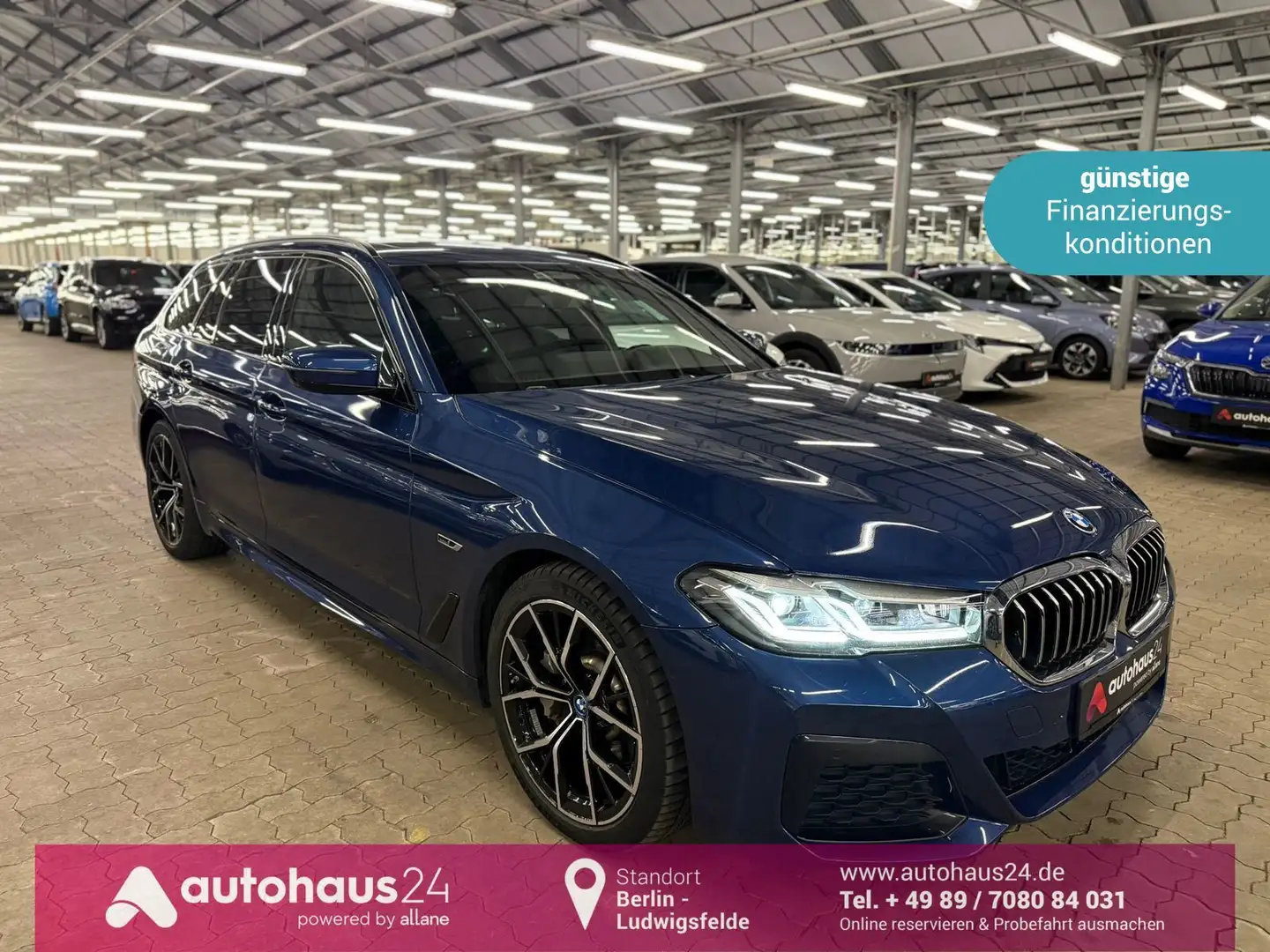 BMW 530 e M Sport LED|Panorama|Kamera Blau - 1