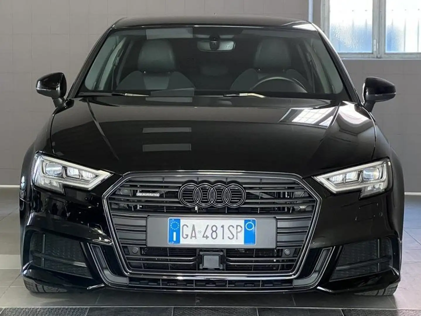 Audi A3 A3 Sportback 2.0 tfsi S-Line quattro190cv-Stronic Zwart - 2