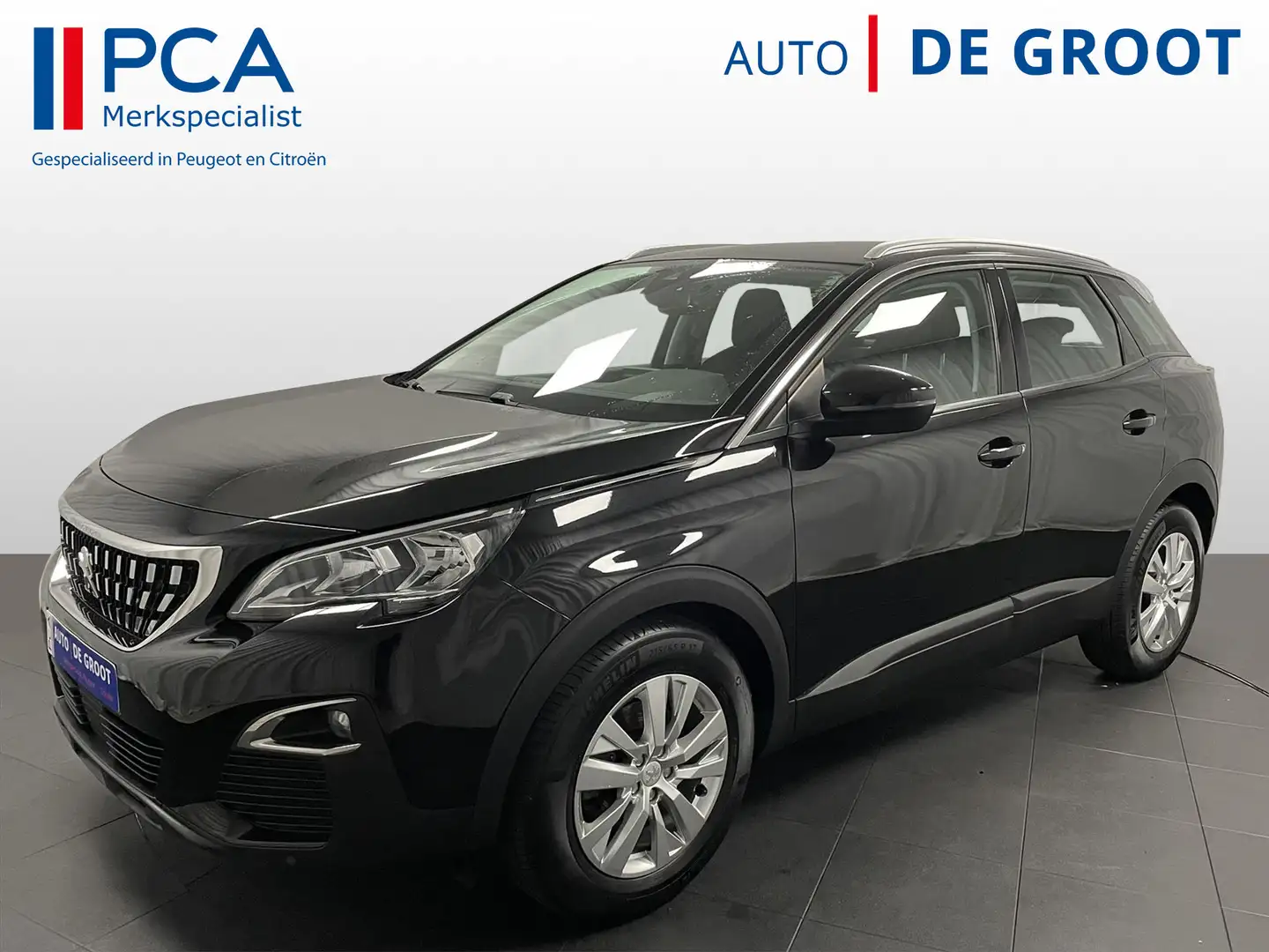 Peugeot 3008 ACTIVE 130pk Navi+Carplay | nw distributie | Camer Zwart - 1