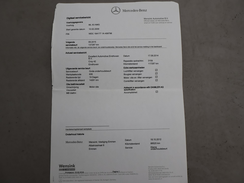 Mercedes-Benz ML 63 AMG M-klasse 510 PK V8 FACELIFT MODEL + 22 INCH LMV | — photo 49