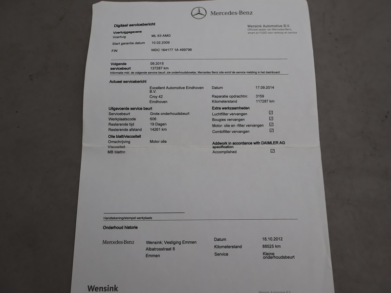 Mercedes-Benz ML 63 AMG M-klasse 510 PK V8 FACELIFT MODEL + 22 INCH LMV | — photo 47
