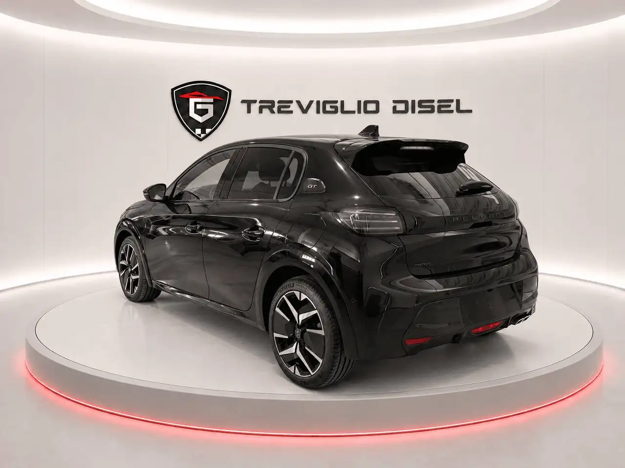 Peugeot 208 1.2 hybrid GT 145cv dcs 6 KM ZERO PRONTA CONSEGNA, миниатюра 4