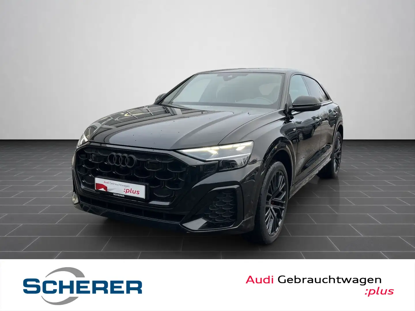 Audi Q8 2x S line 50 TDI HD-MATRIX AHK 360°KAMERA Schwarz - 1