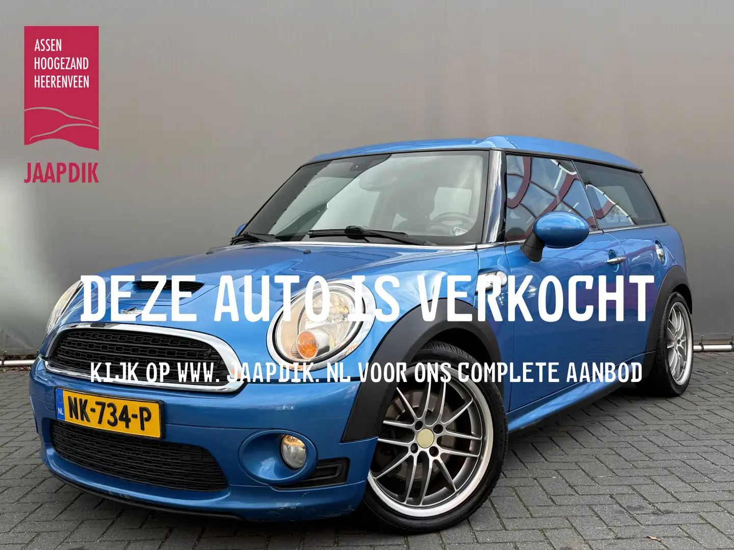 MINI Mini Clubman BWJ 2009 1.6 175 PK Cooper S Chili AU Bleu - 1