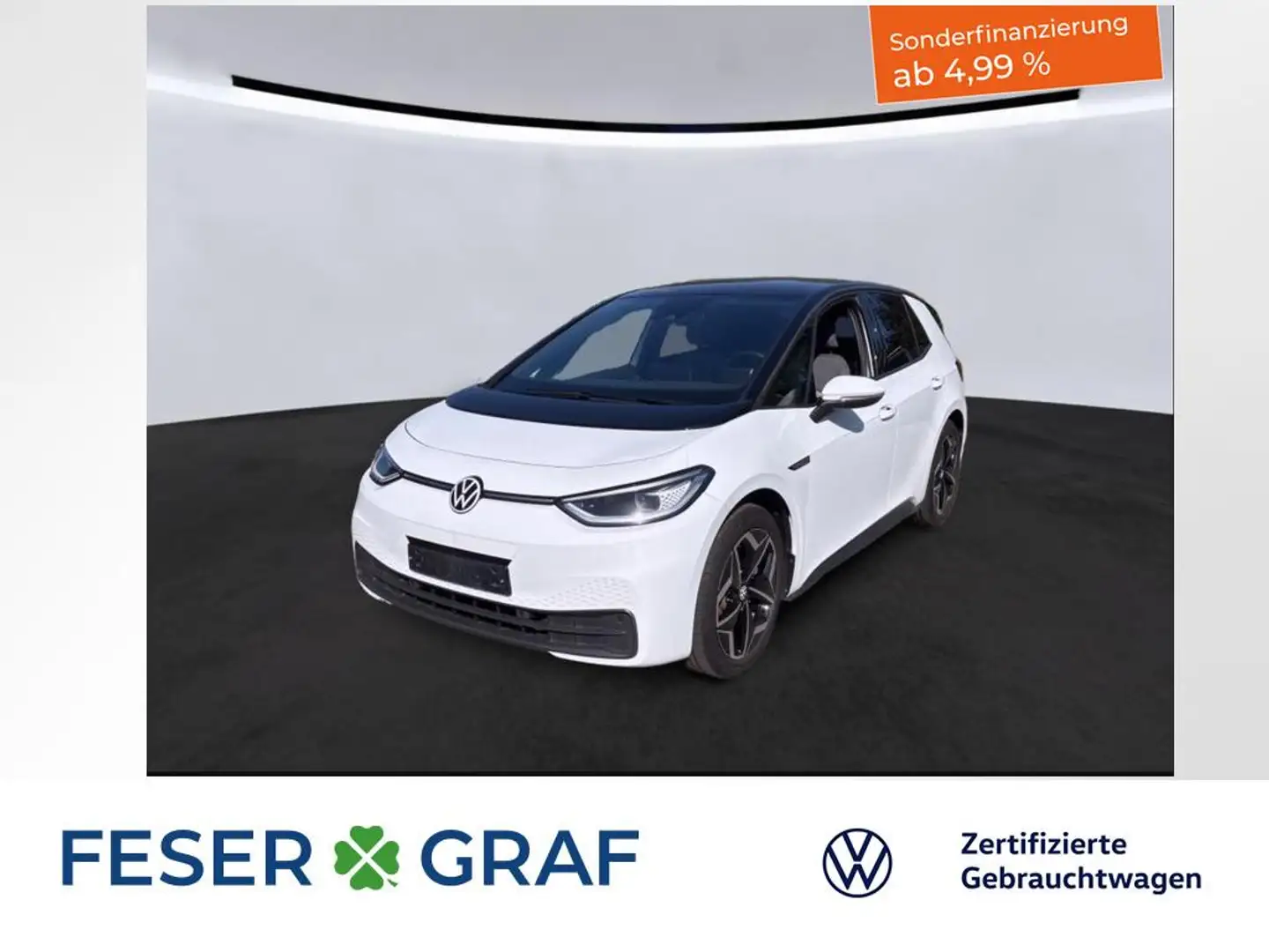 Volkswagen ID.3 Pro Performance 1-Gang-Automatik KAMERA LED SITZHE Blanc - 1