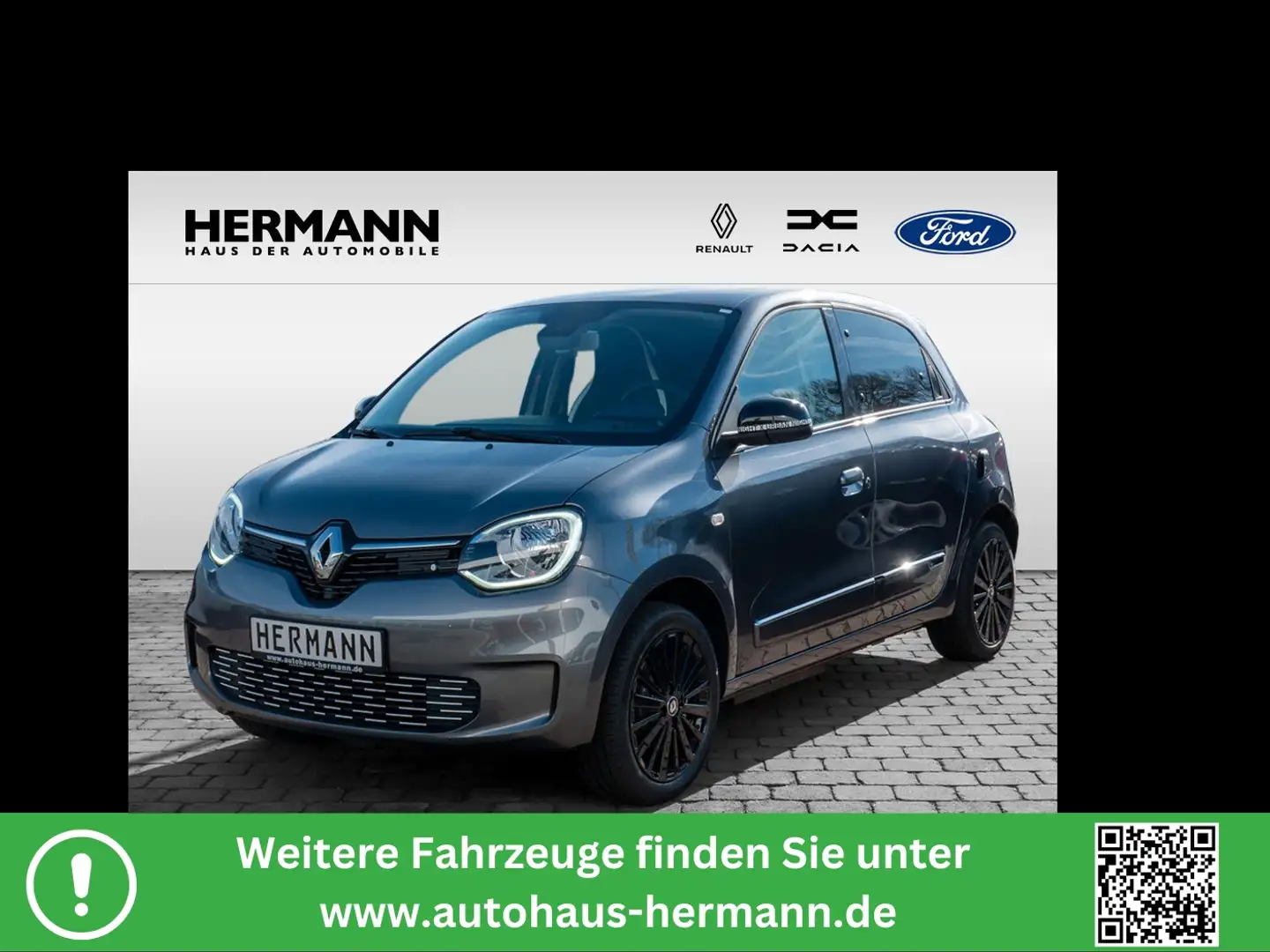 Renault Twingo Techno Electric *NAVI*KONTRAST*SpurH*LM Grijs - 1