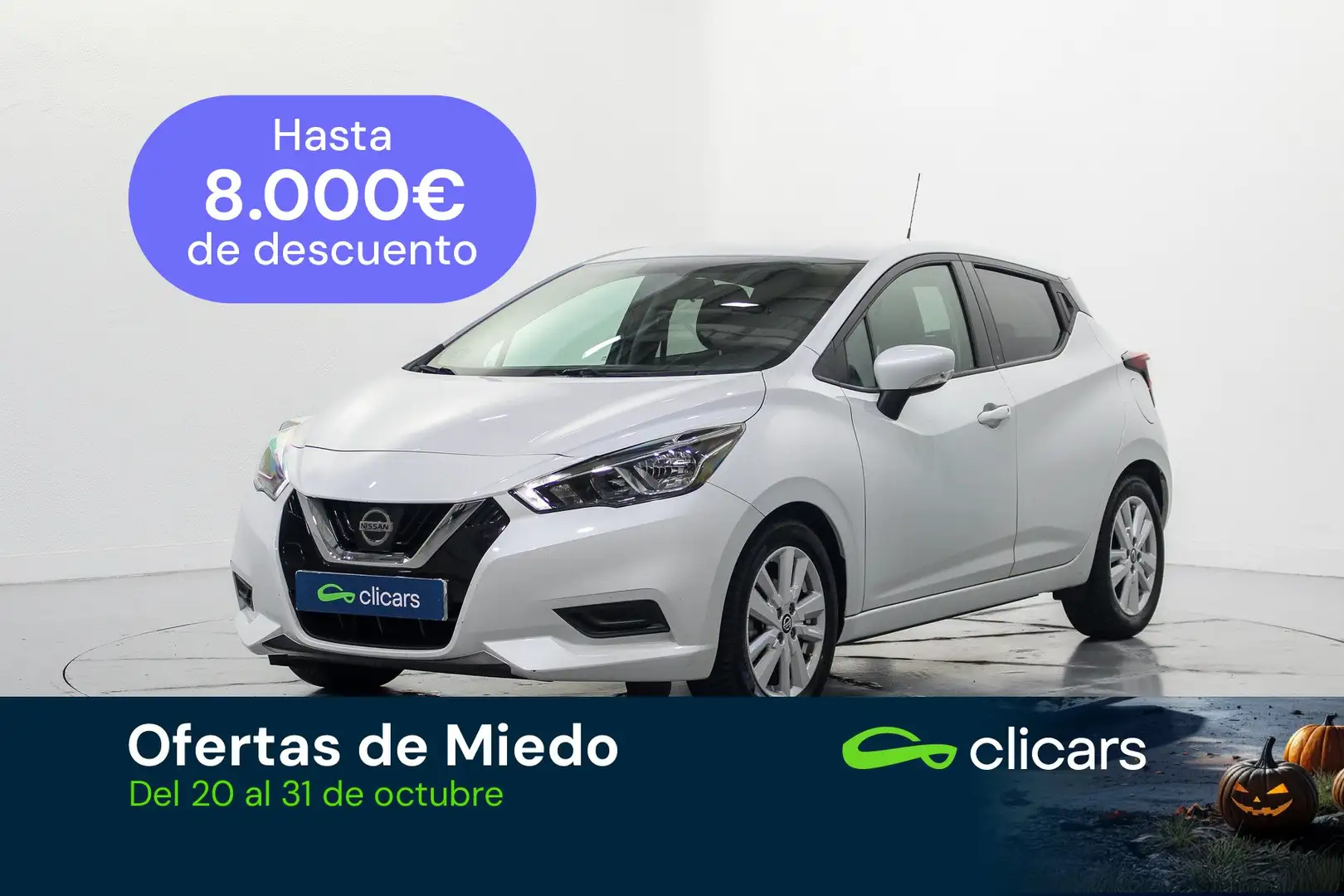Nissan Micra IG-T Acenta 100 Blanc - 1