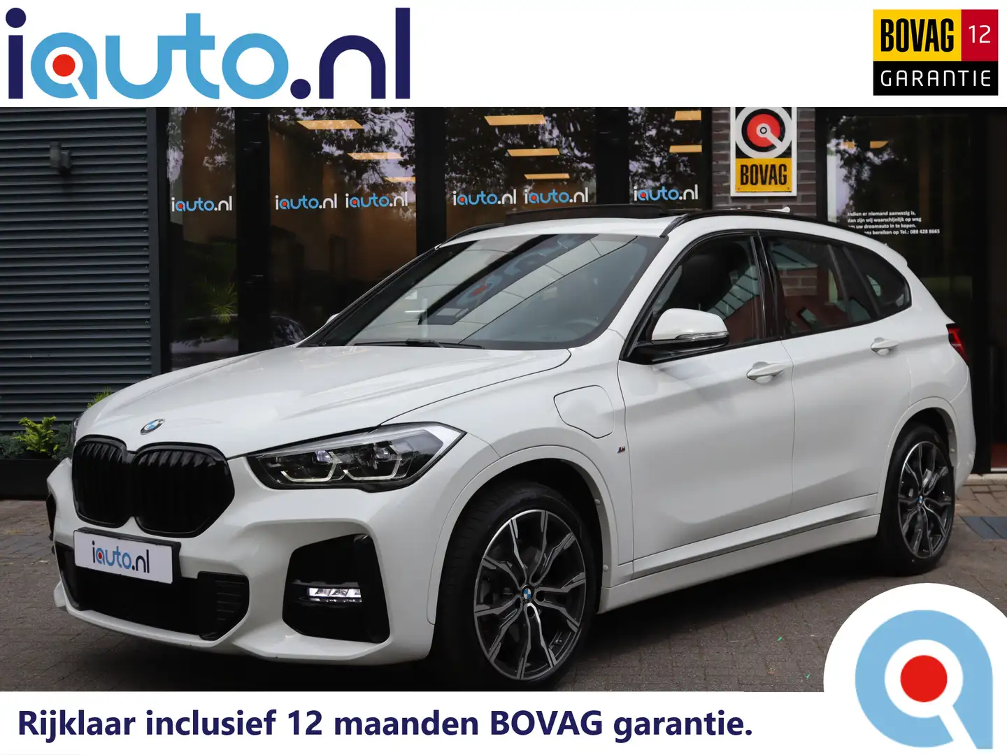 BMW X1 xDrive25e 220pk M-Sport Shadow Line Pano/Keyless/N Weiß - 1