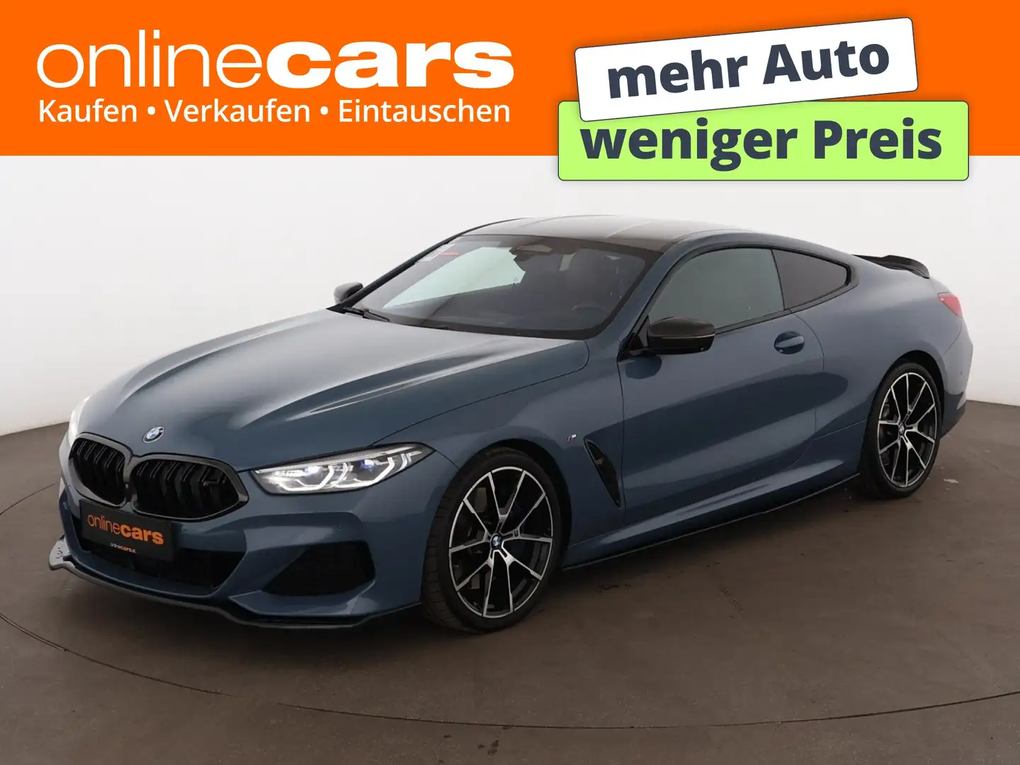 BMW 840 d xDrive Coupe M-Sport Aut LASER STANDHZG Blau - 1