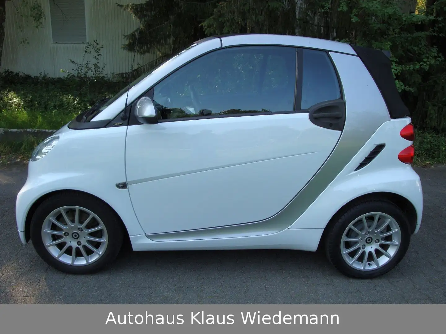 smart forTwo Cabrio 1.0 mhd - 3.Hd./orig. 53 TKM Blanc - 2