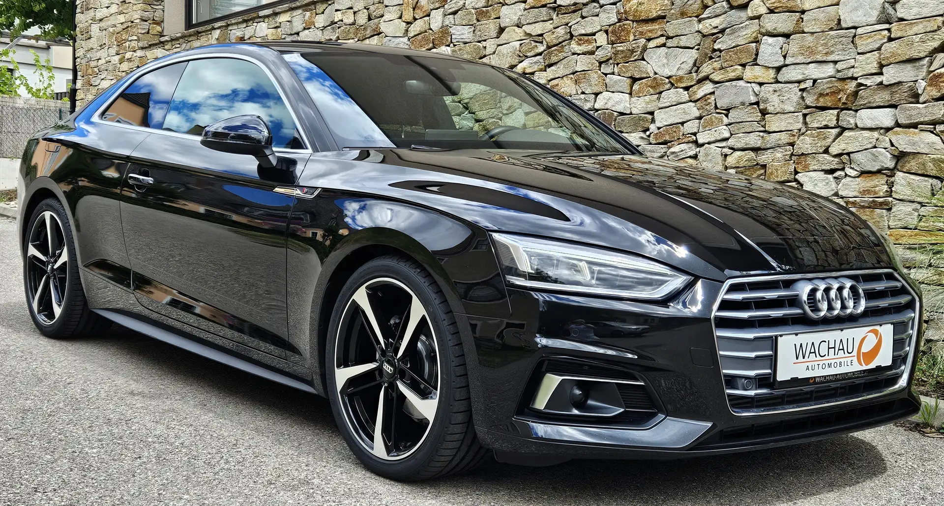 Audi A5 Coupé 40 TFSI S-tronic*3 x S-Line* Schwarz - 2