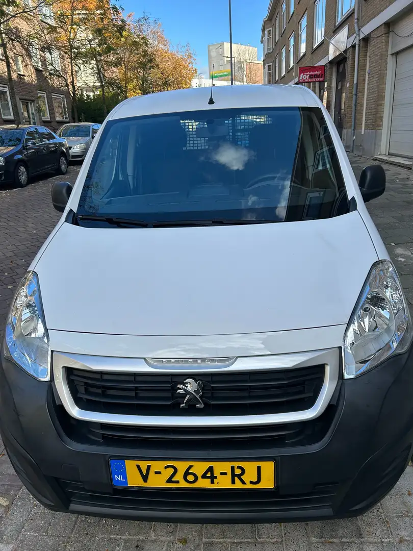 Peugeot Partner Partner 120 1.6 BlueHDiL1Pre Wit - 2