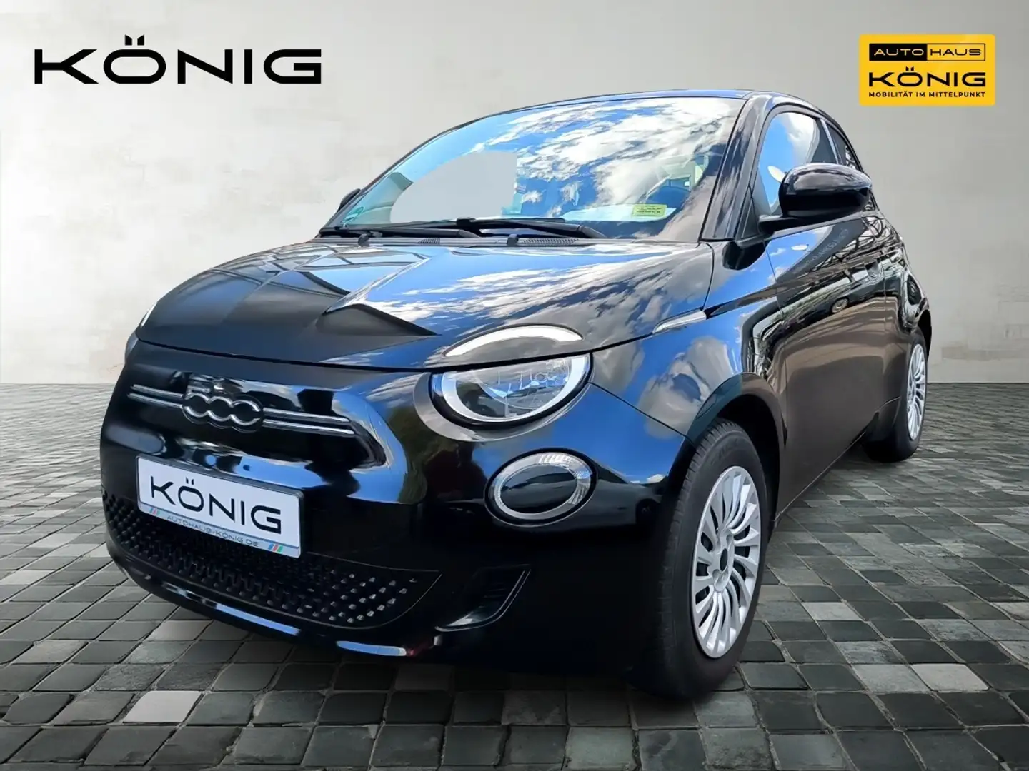 Fiat 500e 3+1 MY23 *KLIMA*CARPLAY*ALLWETTER*CCS Schwarz - 1
