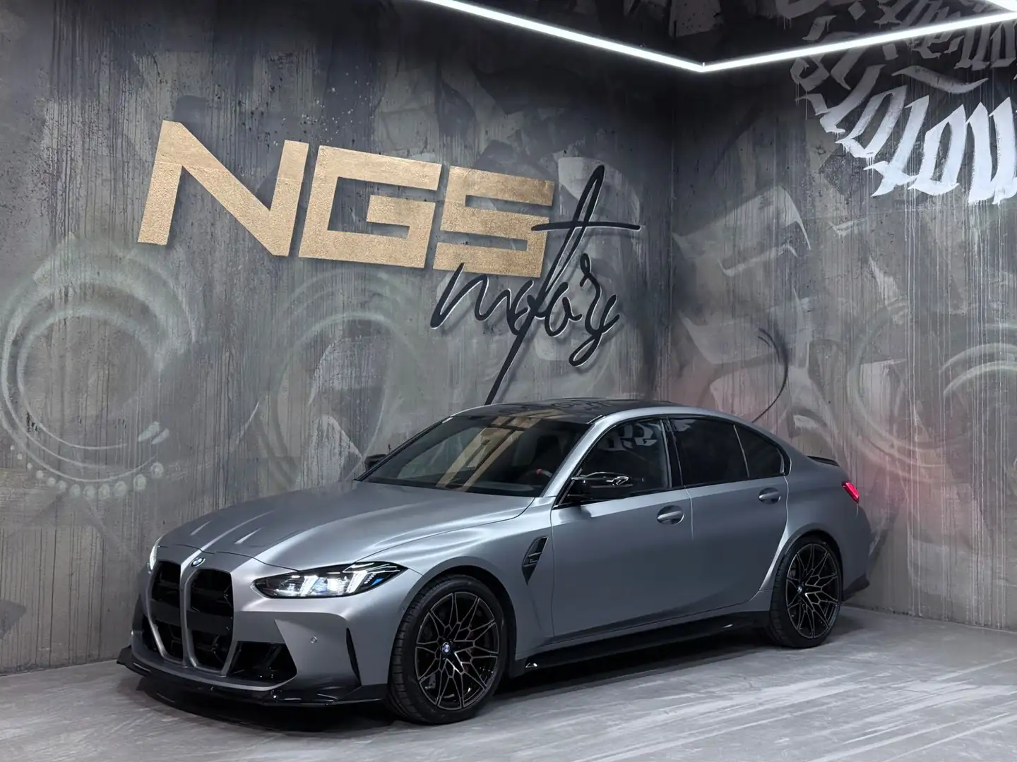 BMW M3 M3 Competition LCI2 INDIVIDUAL CARBON H/K 360*KAM Grau - 2