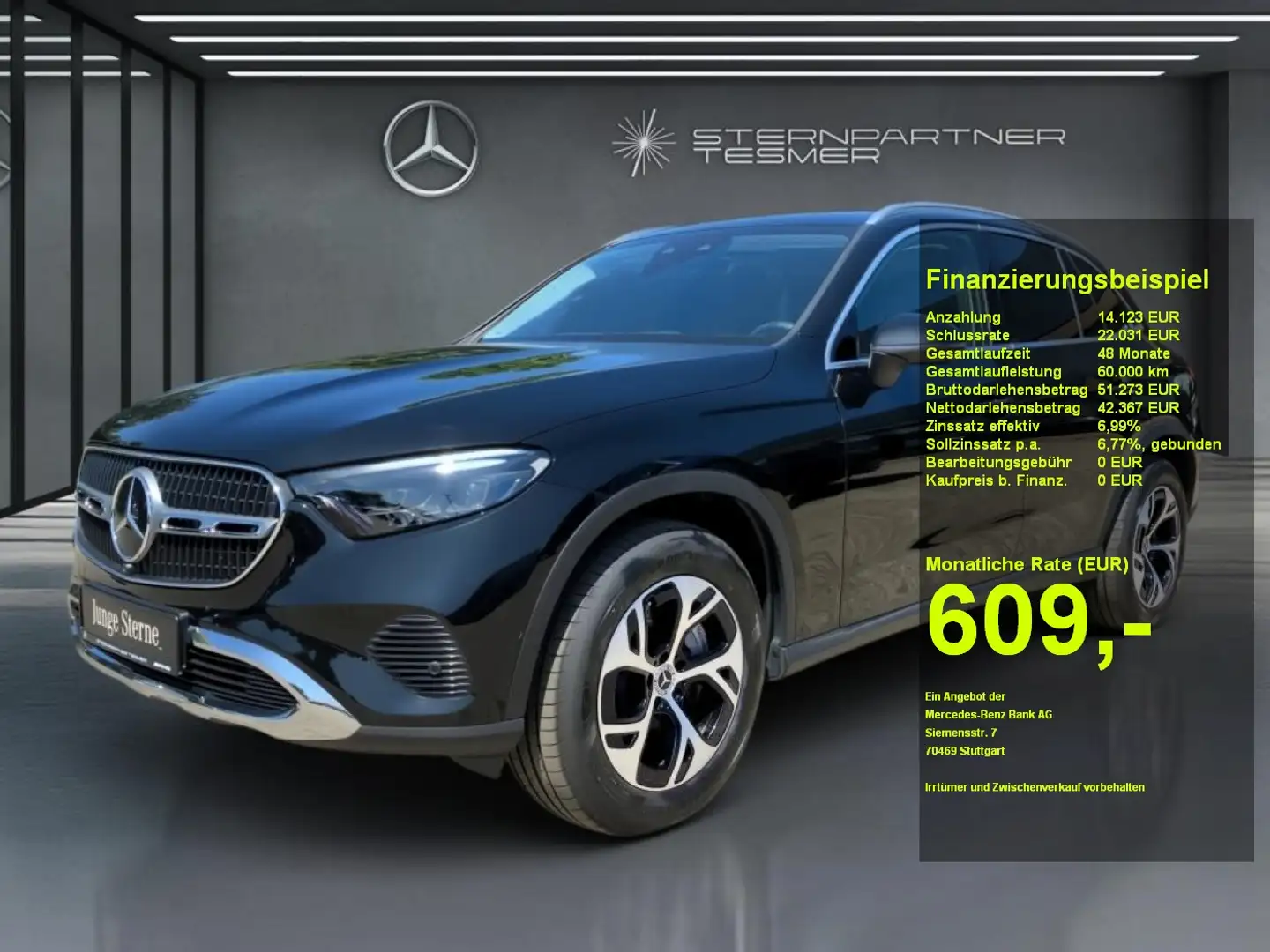 Mercedes-Benz GLC 300 e 4M Avantgarde AHK 360° Distr. Digit.L. Nero - 1