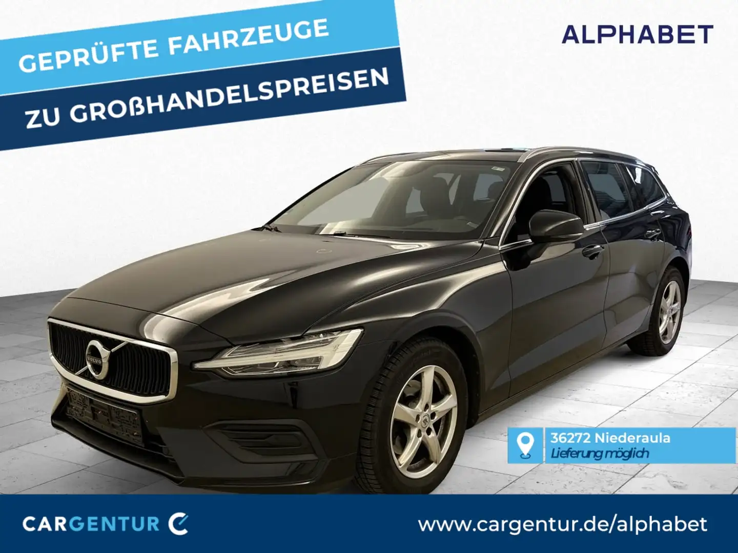 Volvo V60 V 60 D3 Momentum Pro AHK S-Dach El.Heckkl. Schwarz - 1