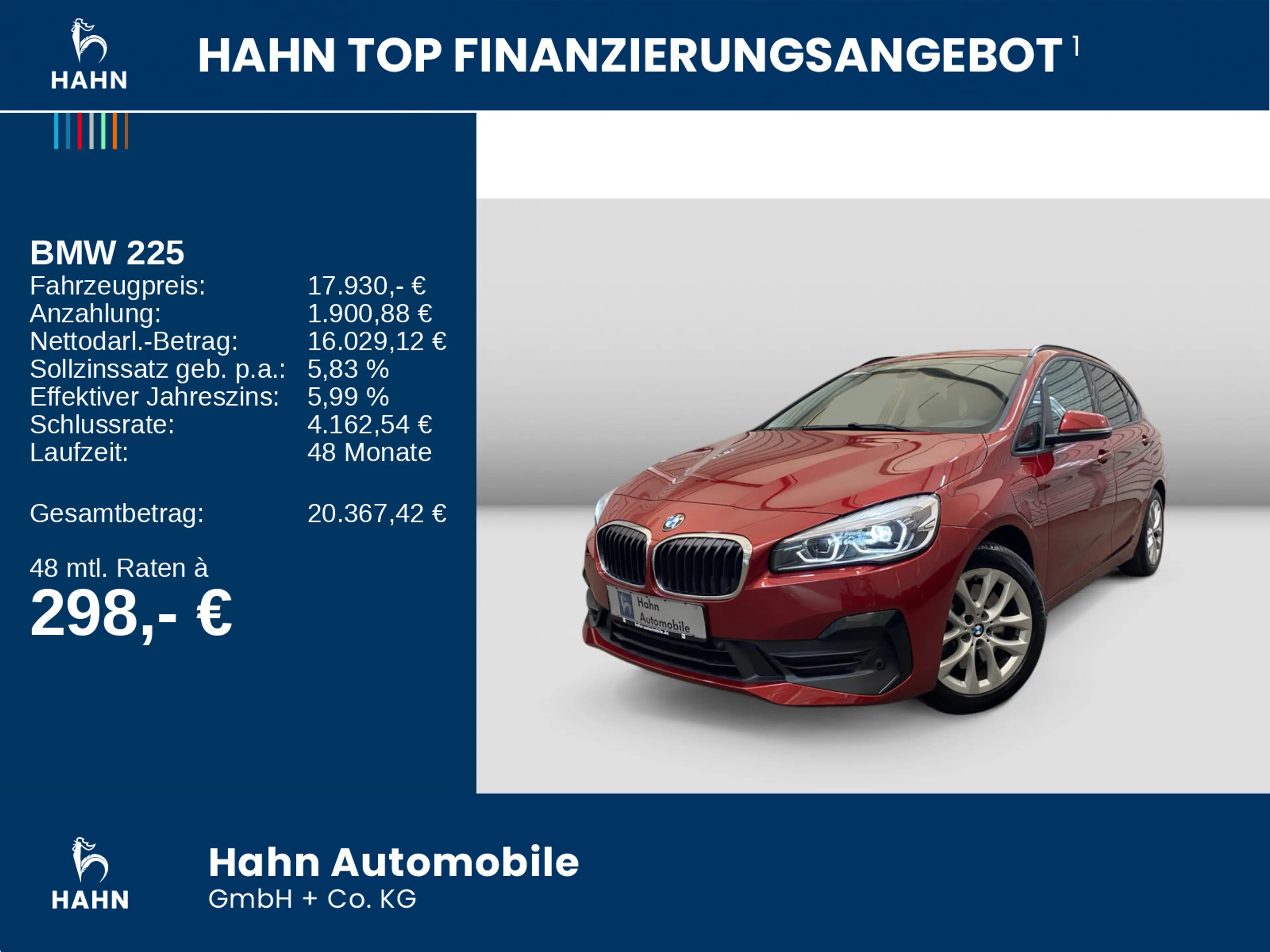 BMW 225 2er Active Tourer - 225xe Advantage Navi Pan — photo 2