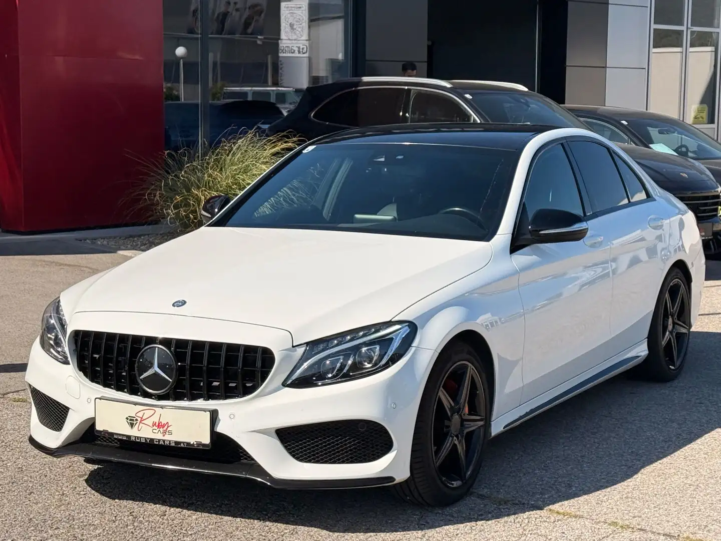 Mercedes-Benz C 220 BlueTEC AMG Line Aut. Weiß - 1