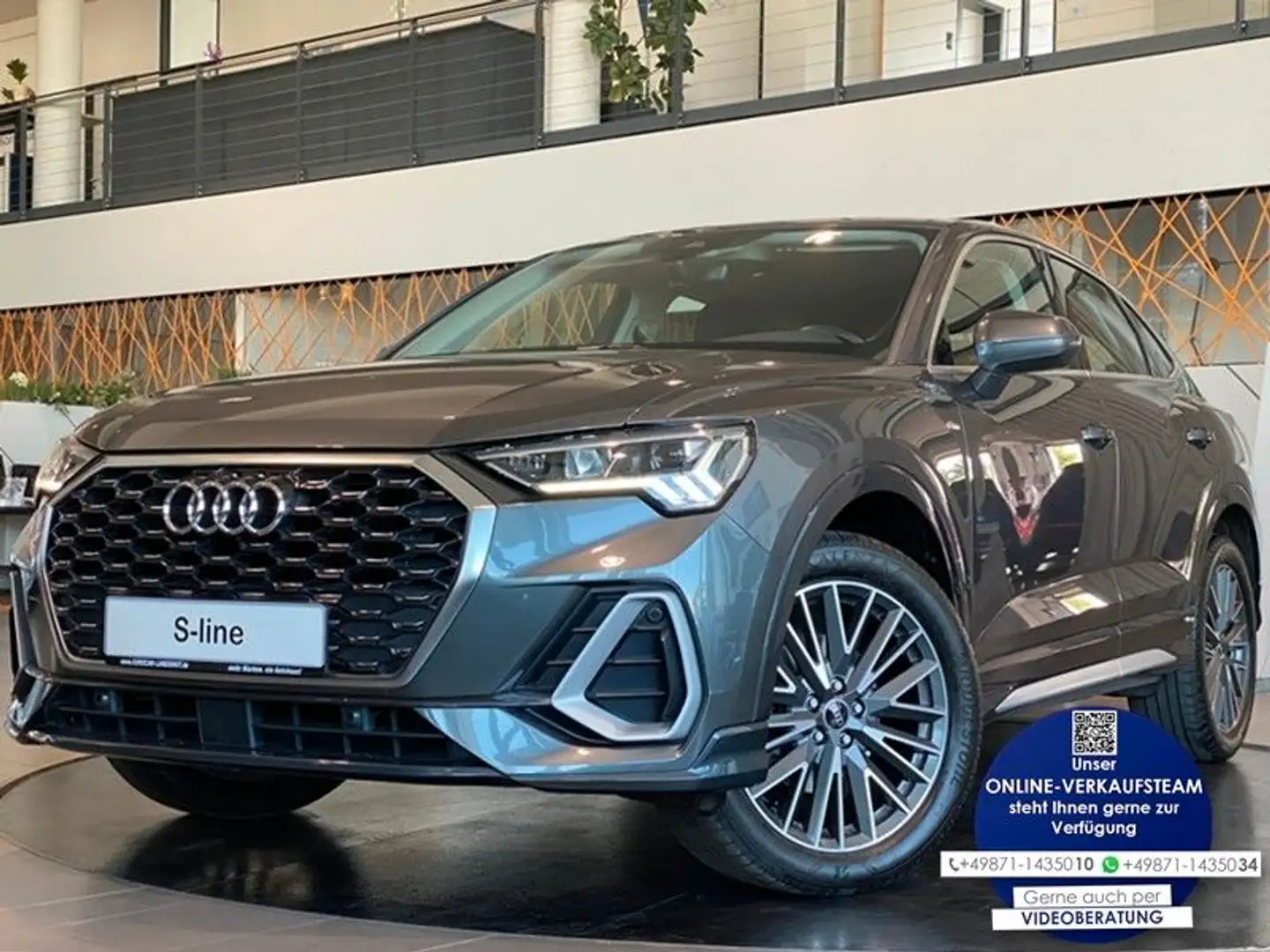 Audi Q3 Sportback 35 TDI S-line ViCo LED Shzg ACC 19" Gri - 1