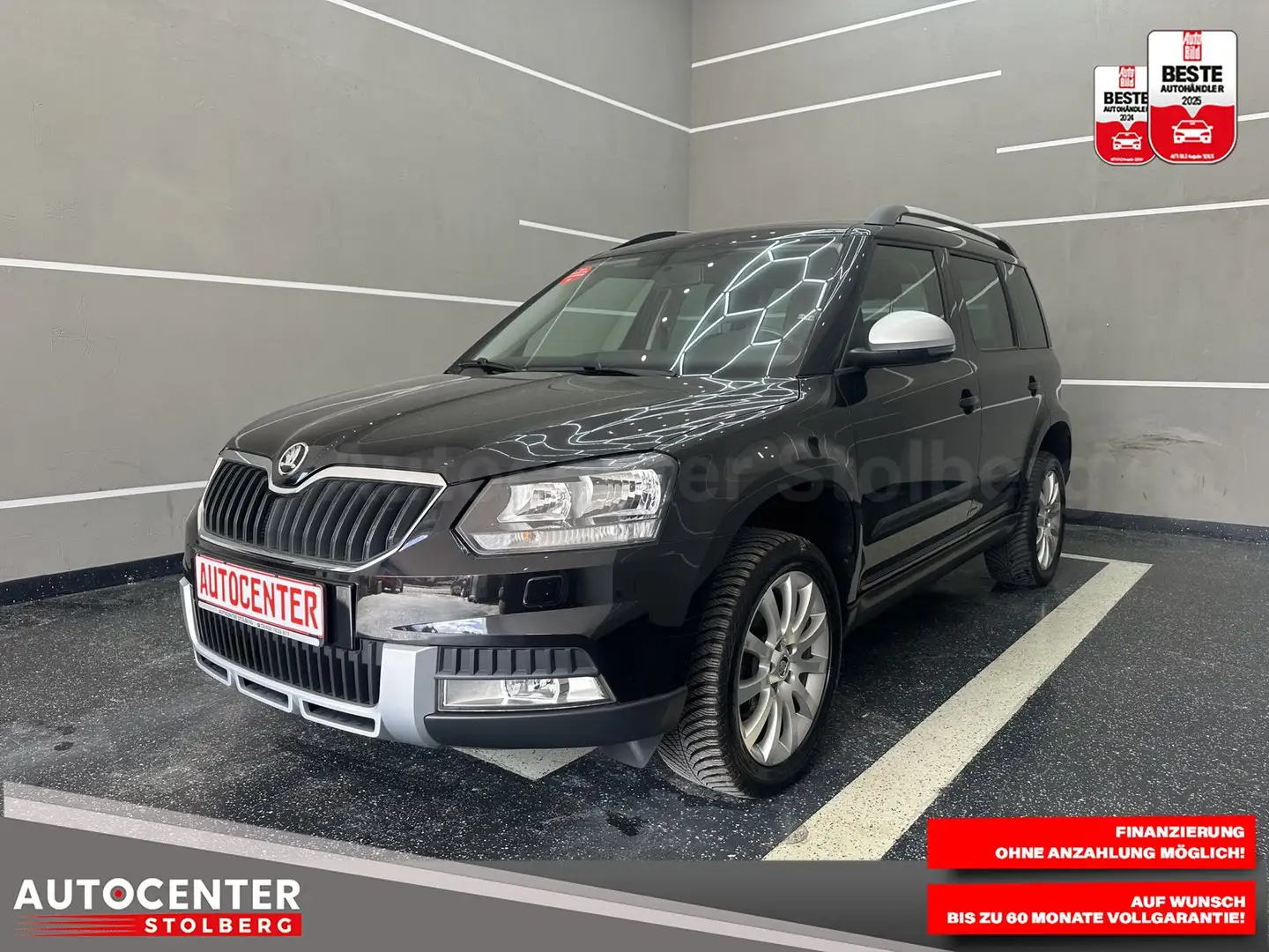 Skoda Yeti Ambition Outdoor 4x4 "1 HAND-NAVI-SITZH" Noir - 1