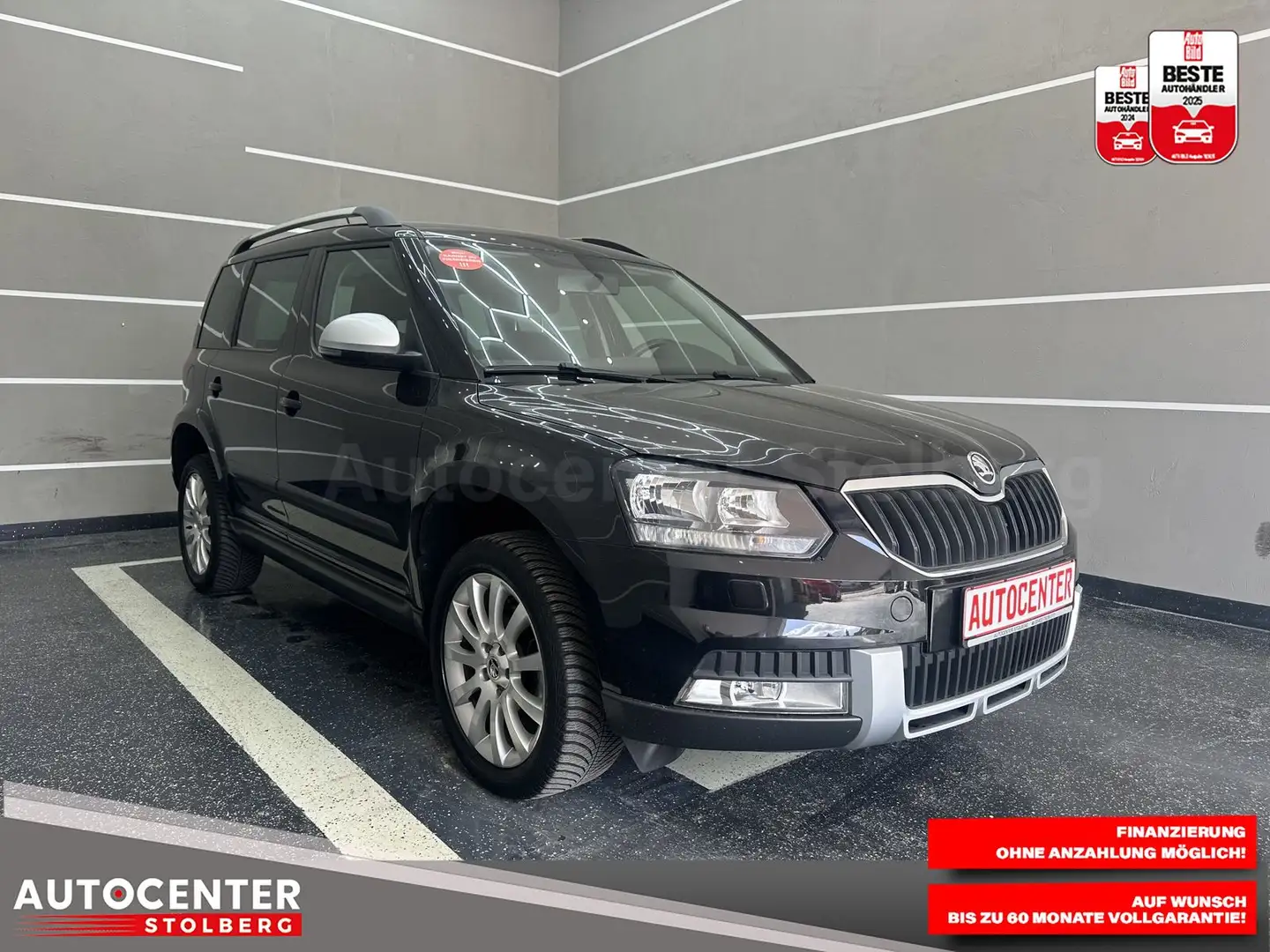 Skoda Yeti Ambition Outdoor 4x4 "1 HAND-NAVI-SITZH" Noir - 2