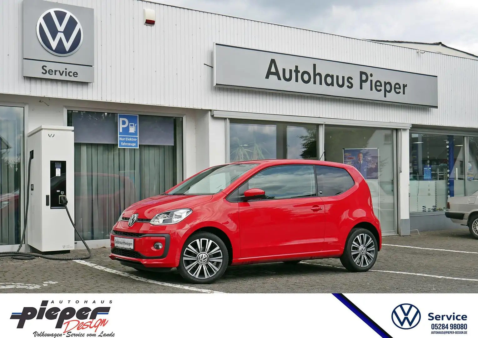 Volkswagen up! 1.0 Sound PDC Bluetooth Sitzheizung 55 kW (75 P... Rot - 1