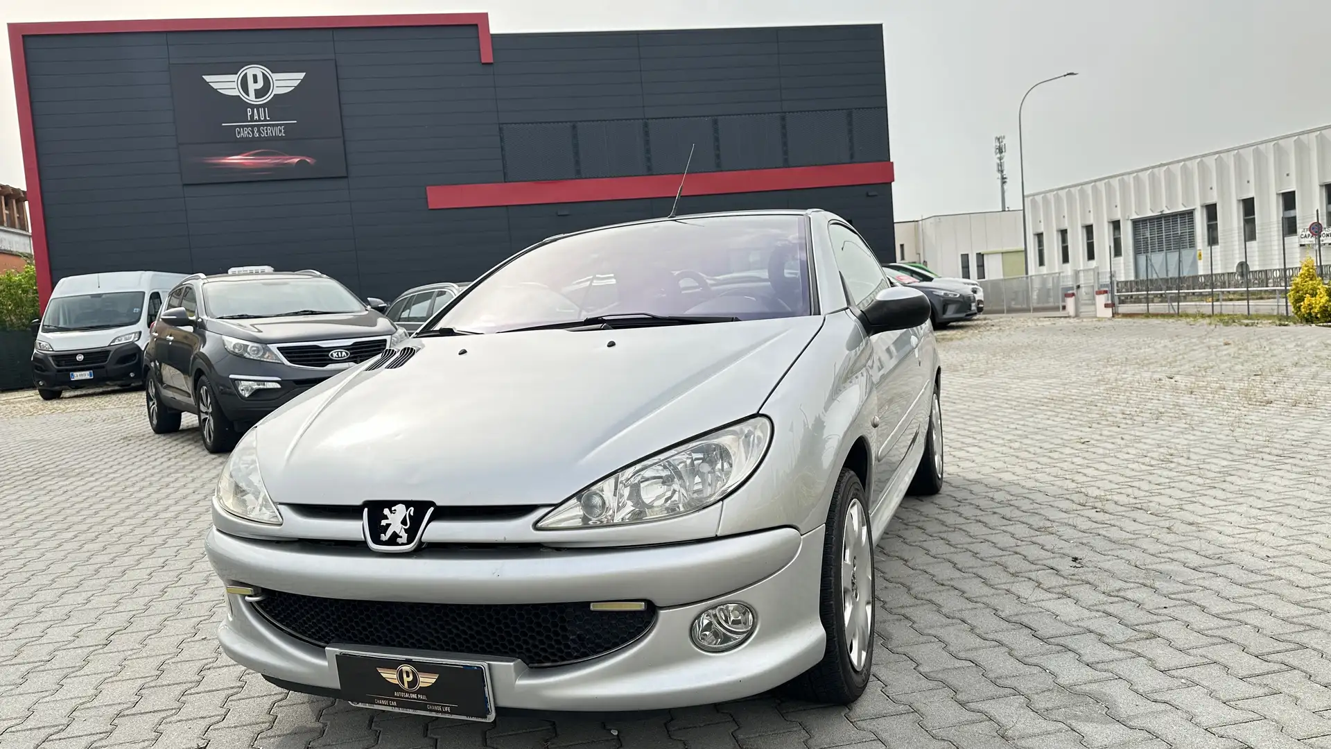 Peugeot 206 CC 1.6 16v 110cv  Cabrio Argento - 1