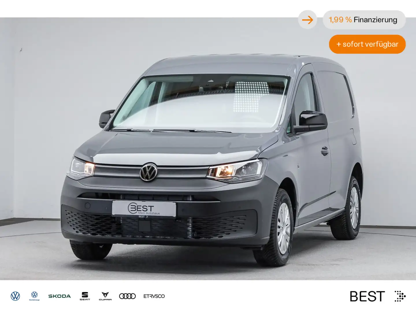 Volkswagen Caddy 2.0 TDI GJR*KLIMA*GRA*PDC*RFK* Grau - 1