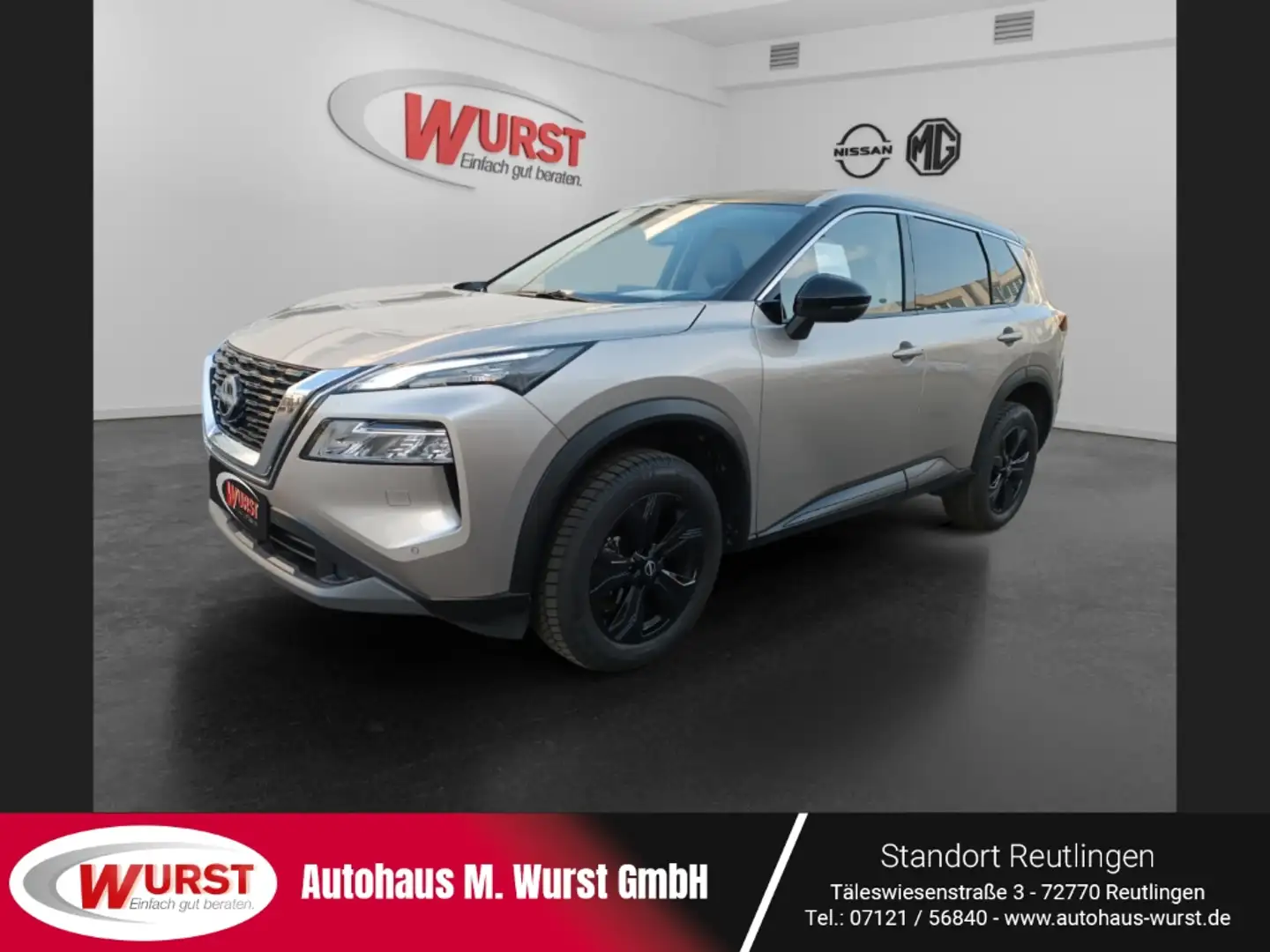 Nissan X-Trail N-Connecta EU6e 1.5 VC-T MHEV LED 163 PS WinterPak Silber - 1
