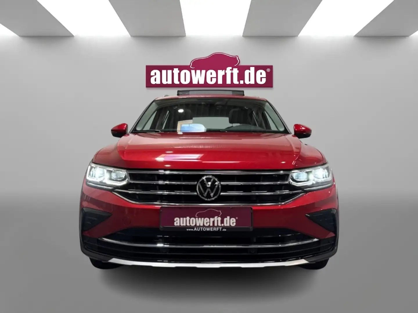 Volkswagen Tiguan 1.4 eTSI eHybrid ELEGANCE PANO AHK MATRIX IQ NAVI Rot - 2