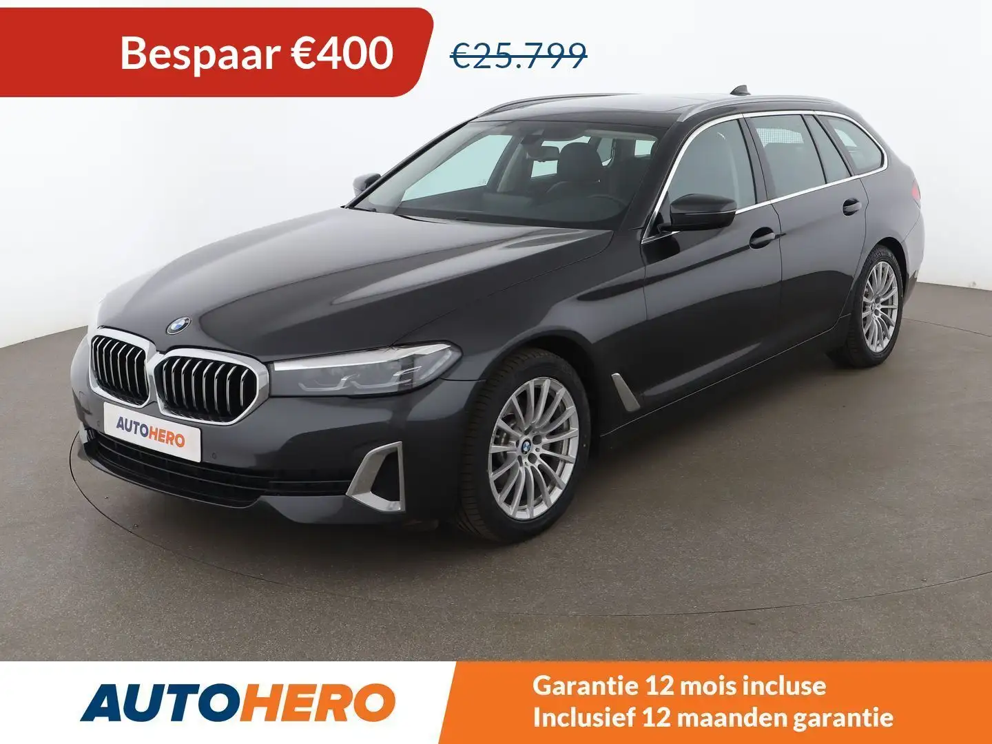 BMW 518 518d Luxury Line Gris - 1