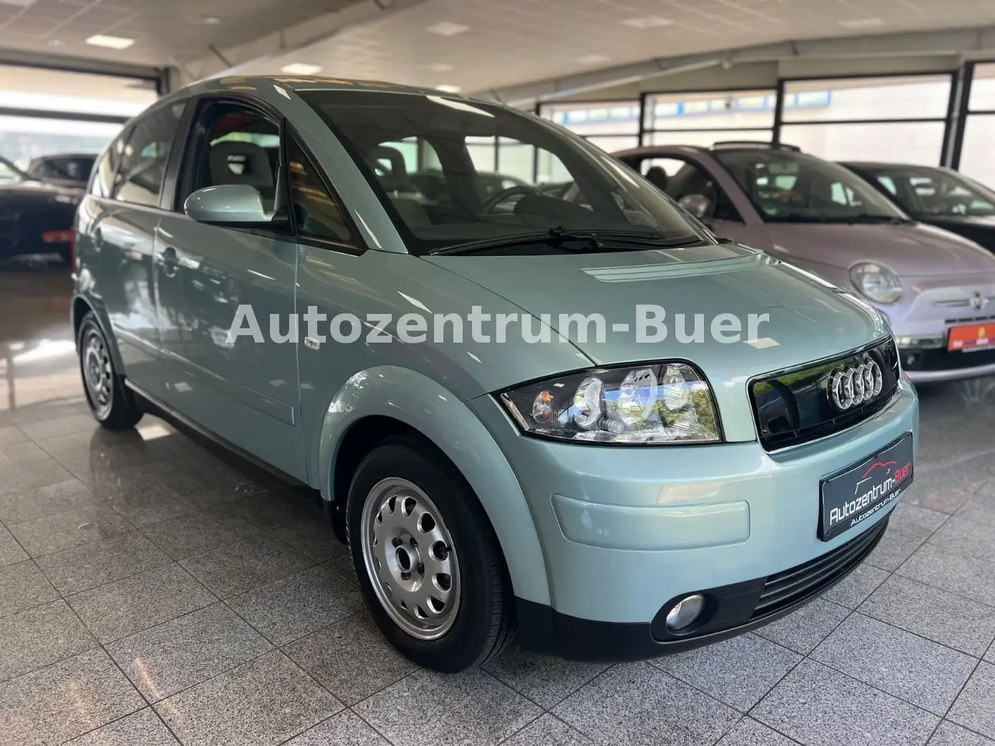 Audi A2 1.2 TDI Automatik aus 1.Hand/Scheckheft Grün - 2