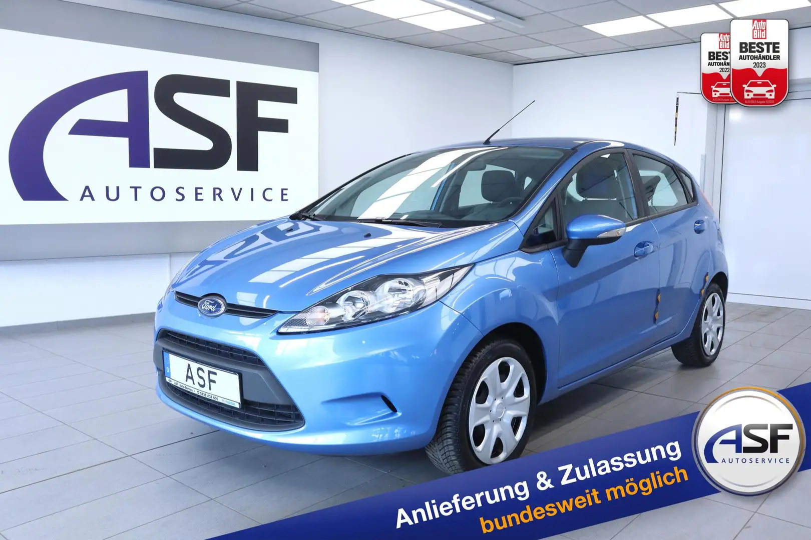 Ford Fiesta Trend #Klima #AUX #CD #5-Türer #wenig Kilometer... Albastru - 1