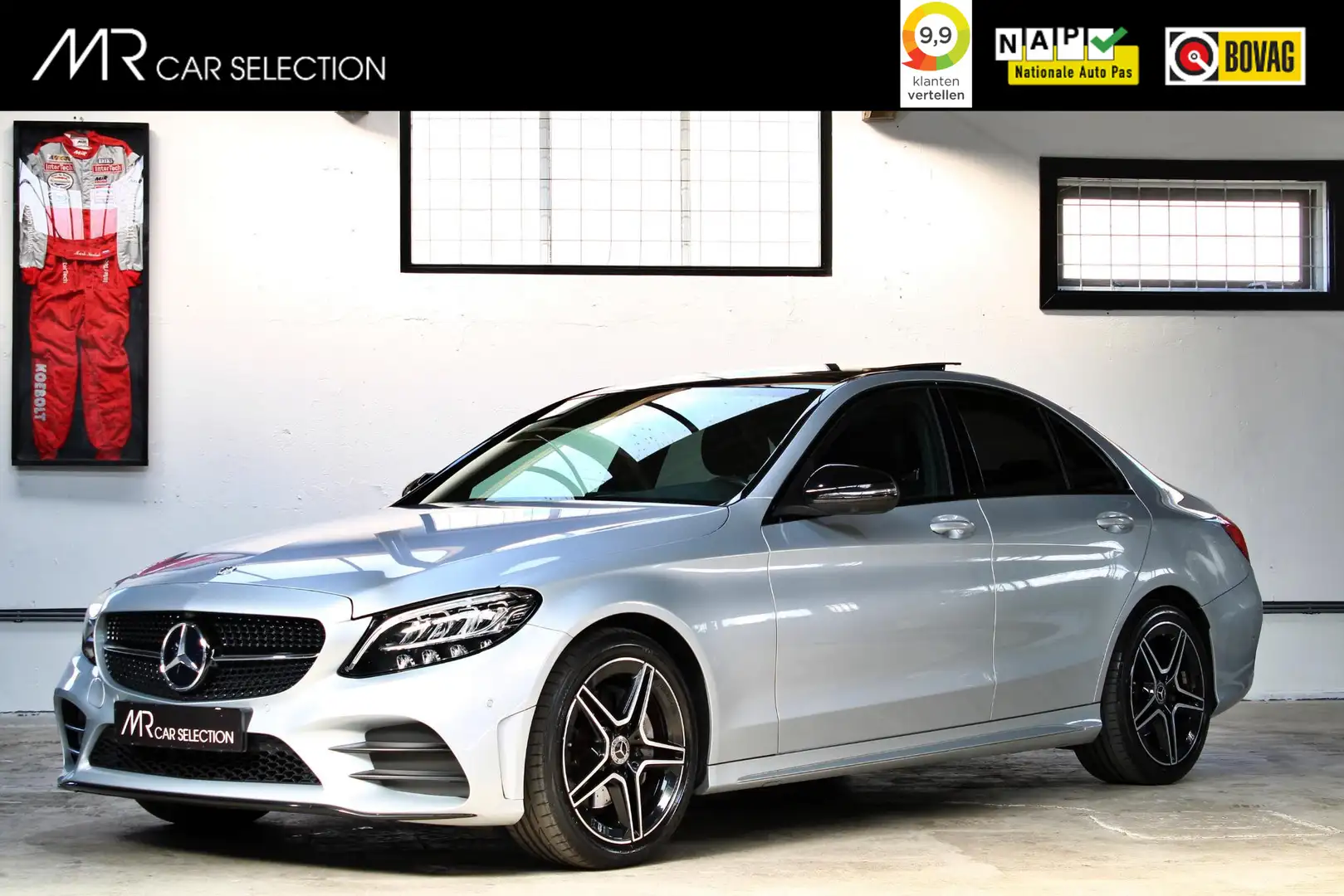 Mercedes-Benz C 180 Business Solution AMG | Panoramadak | 360 Camera | Gris - 1