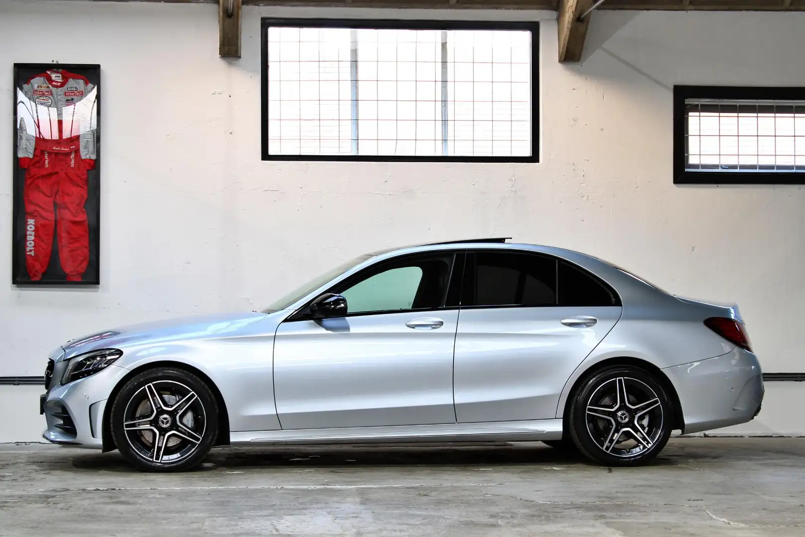 Mercedes-Benz C 180 Business Solution AMG | Panoramadak | 360 Camera | Gris - 2