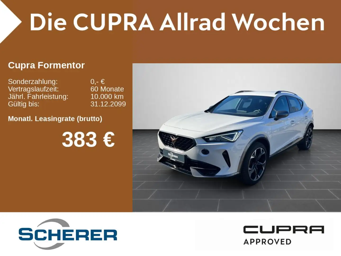 CUPRA Formentor VZ 2.0 TSI 4Drive DSG, Rückfahrkamera Weiß - 1