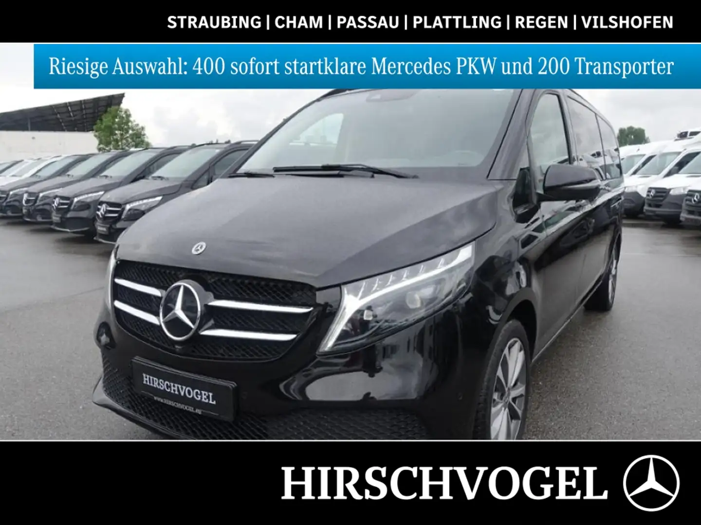 Mercedes-Benz V 300 d AVANTGARDE extralang AIRMATIC 2xel.Türen Schwarz - 1