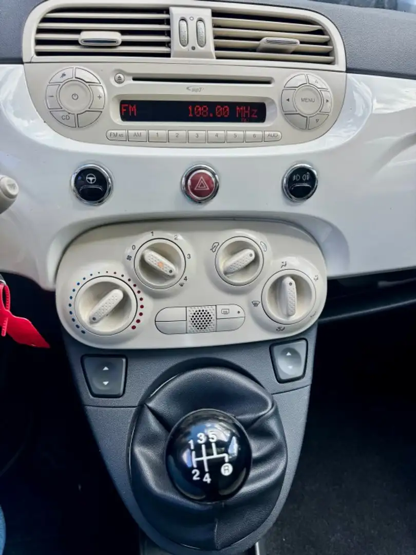Fiat 500 1.2 Lounge AIRCO PANO LMV PDC RIJDT GOED EURO5 Wit - 2