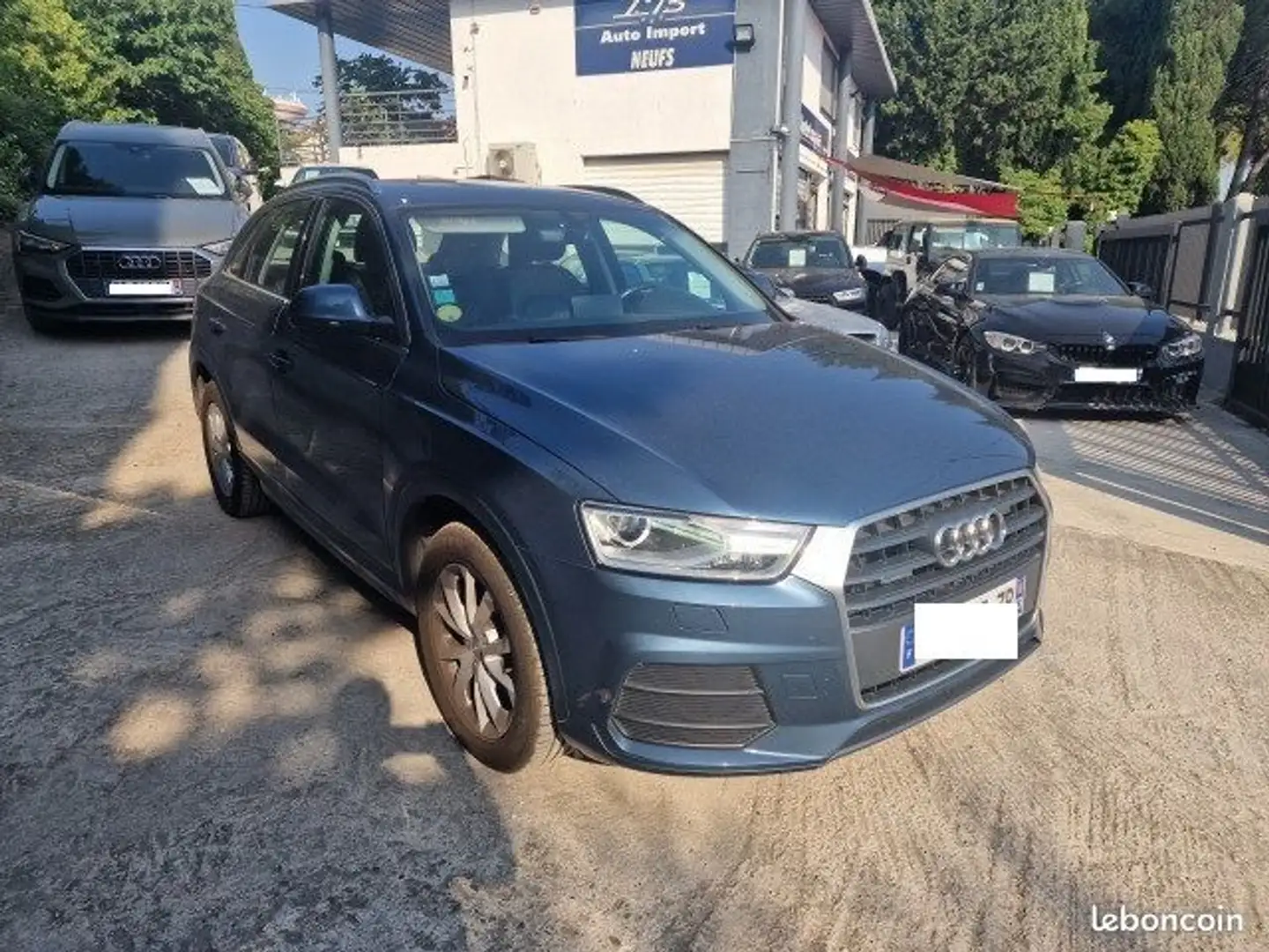 Audi Q3 2.0 TDI 184 Ambiente quattro S tronic 7 Bleu - 1