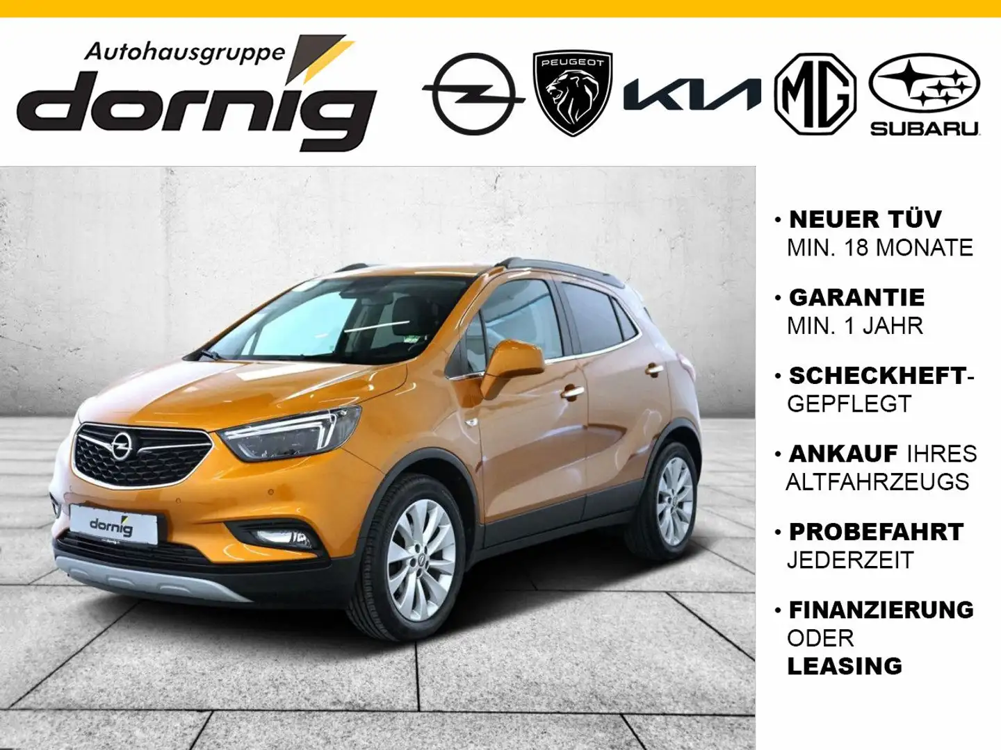 Opel Mokka X Innov. 4x4,AHK,Kamera,SHZ Arancione - 1